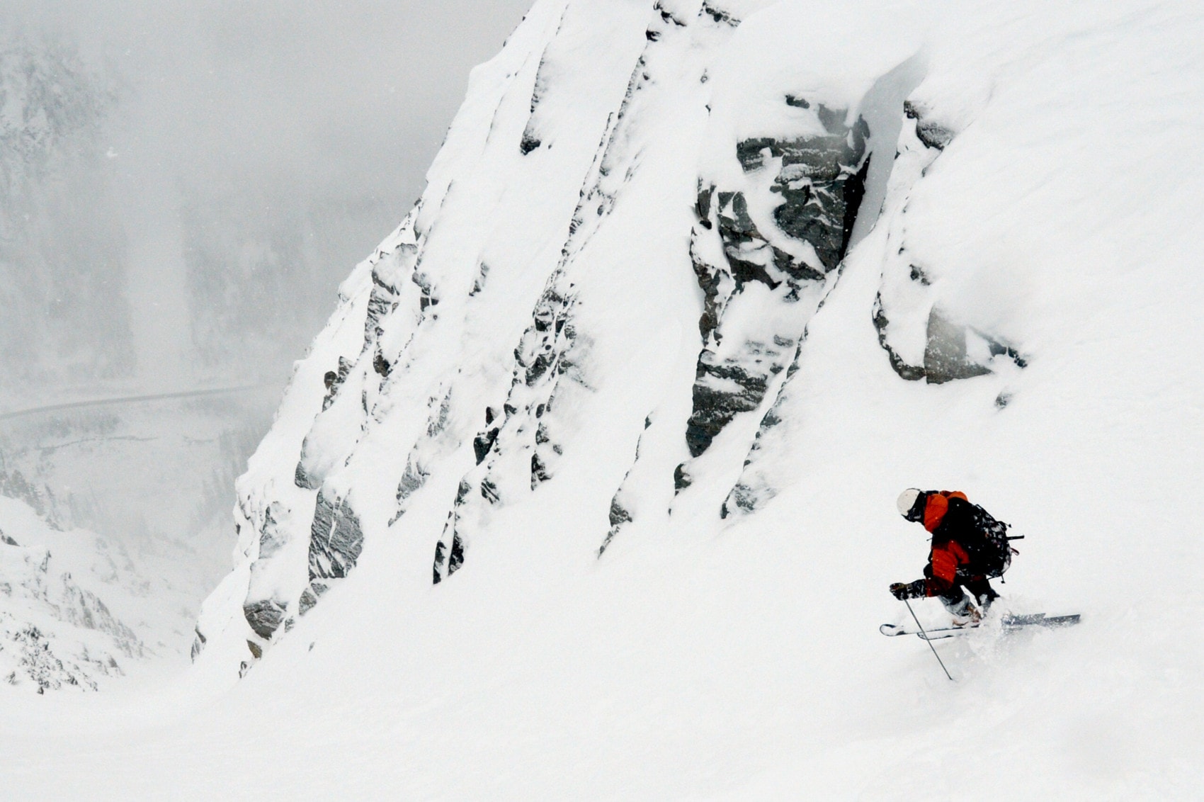 Douglas skiing top Gully 5 PHOTO RENAUD ORIGINAL