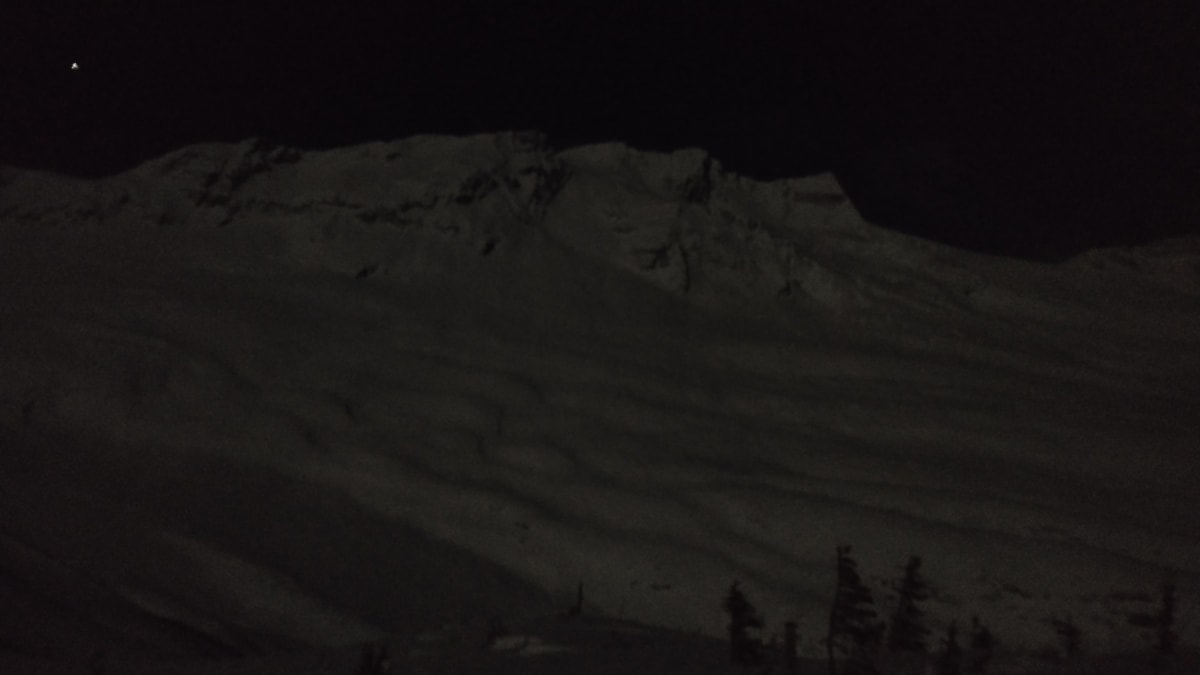 nightime on Mt Jupiter