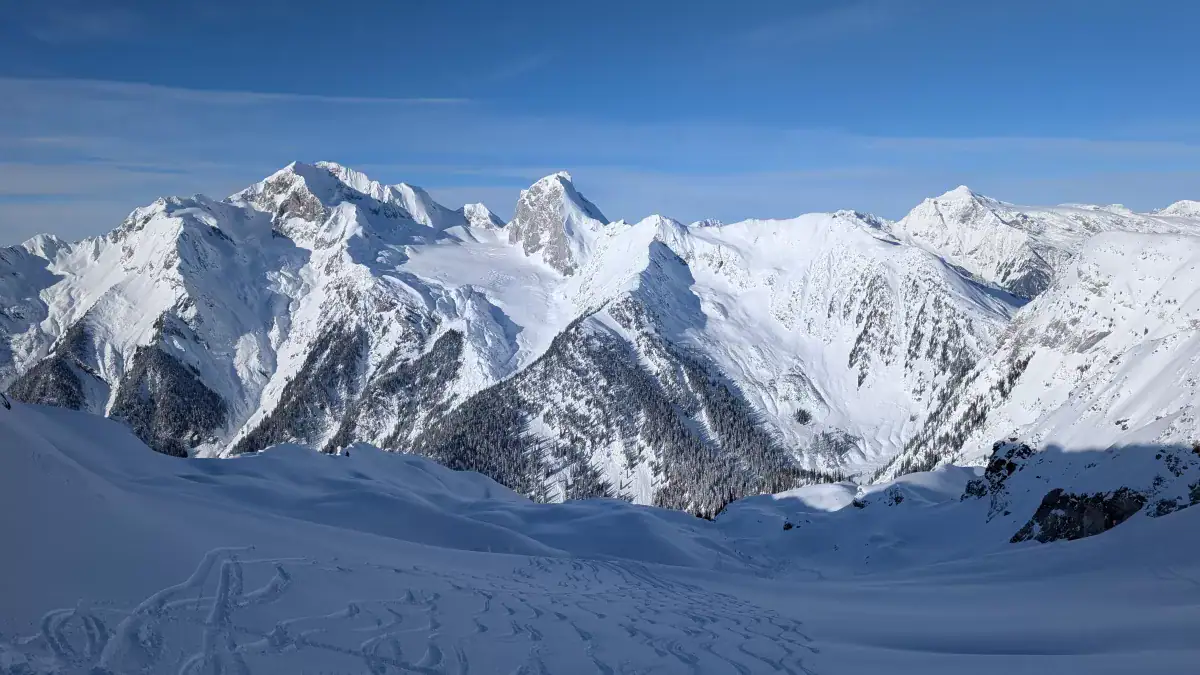 view of carnes peaks from ballroom